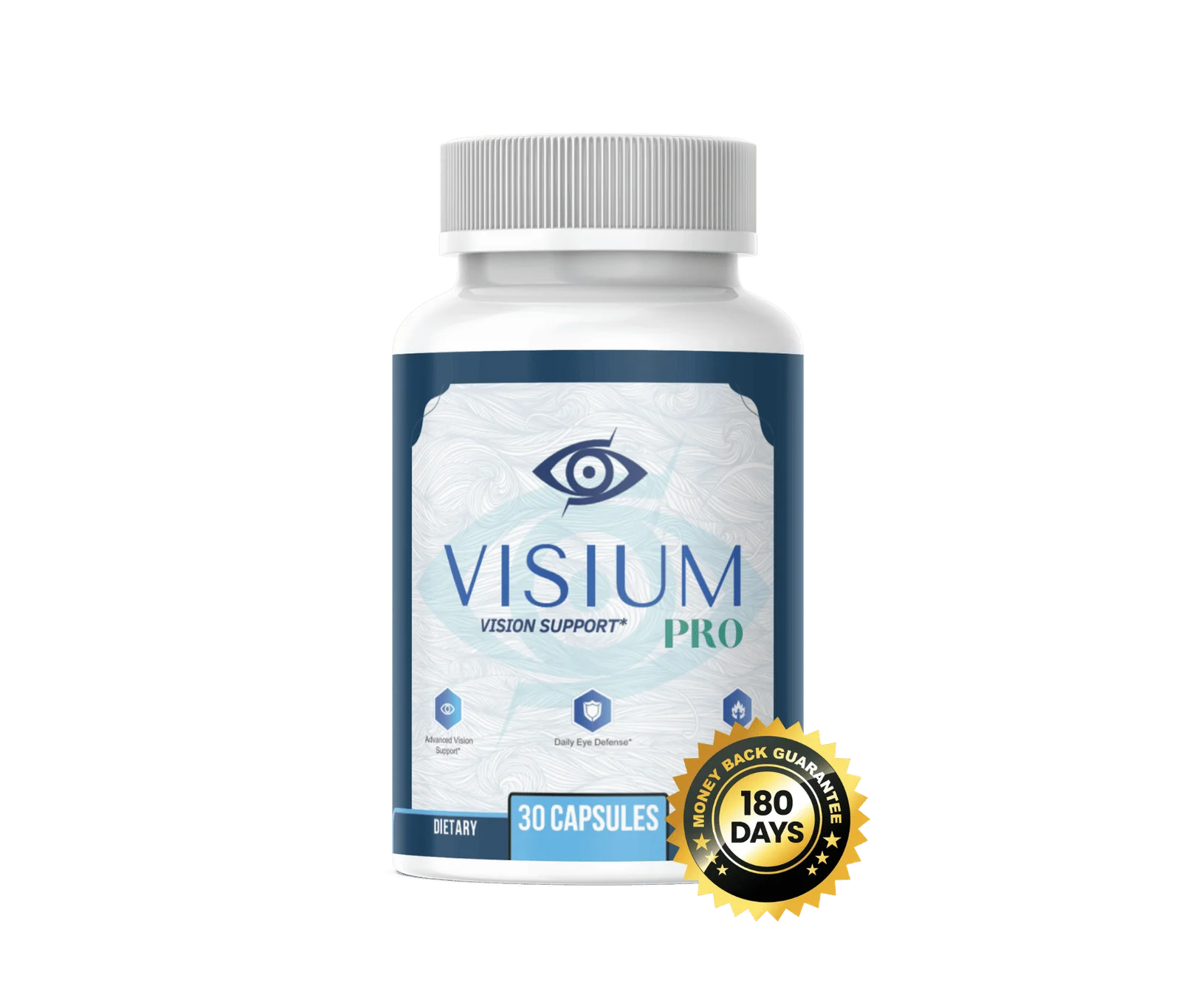 Visium Pro supplement bottles — 30 capsules each